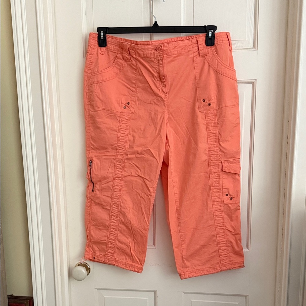 Style & Co. Peach Button-Front Apparel